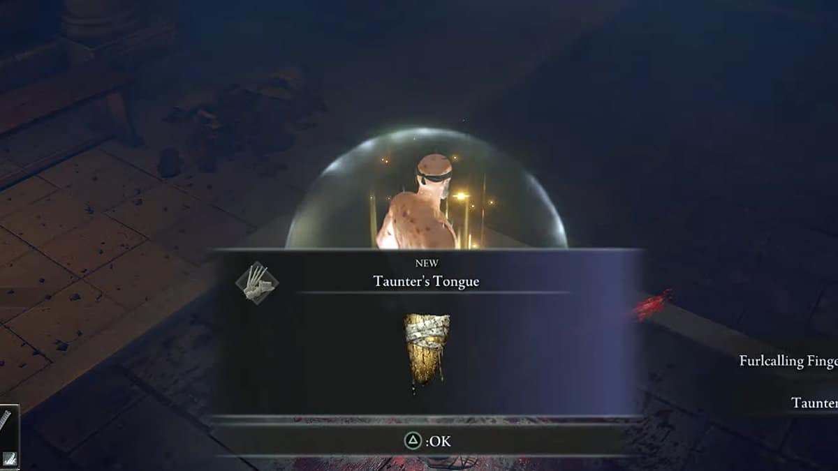 Elden Ring : Comment obtenir la langue de Taunter