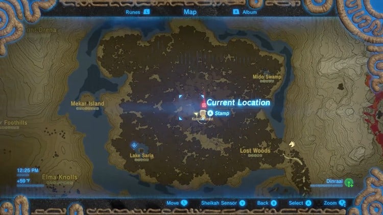 Zelda : Breath Of The Wild - Guide du sanctuaire Daag Chokah
