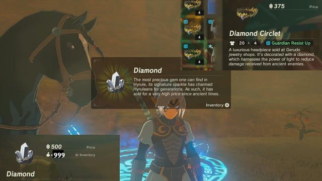 Zelda : Breath Of The Wild - Guide des Gemmes