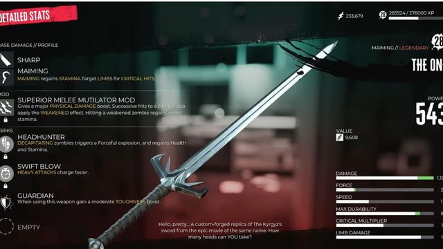 Dead Island 2 - Emplacement de The One - Comment l'obtenir