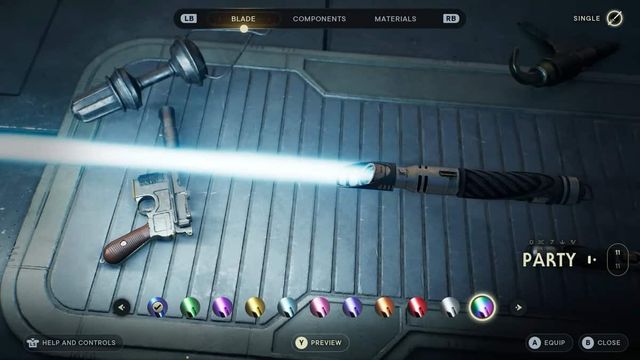 Star Wars Jedi : Survivor - Comment débloquer le sabre laser de fête