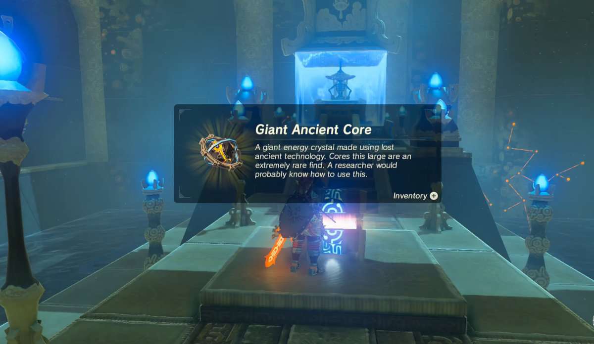 Zelda : Breath Of The Wild - Emplacement des noyaux anciens géants