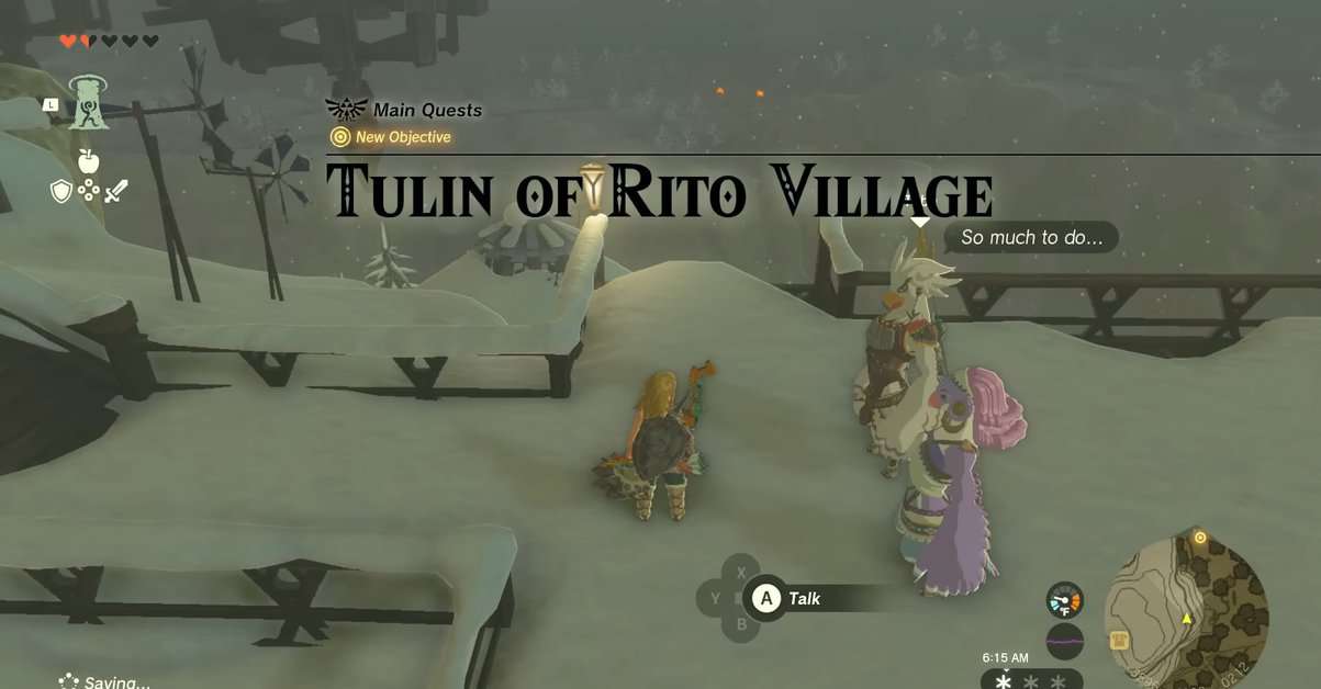 Zelda : Tears Of The Kingdom - Village de Tulin de Rito