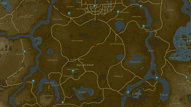 Zelda : Tears Of The Kingdom - Aider Addison avec l'emplacement des panneaux Hudson