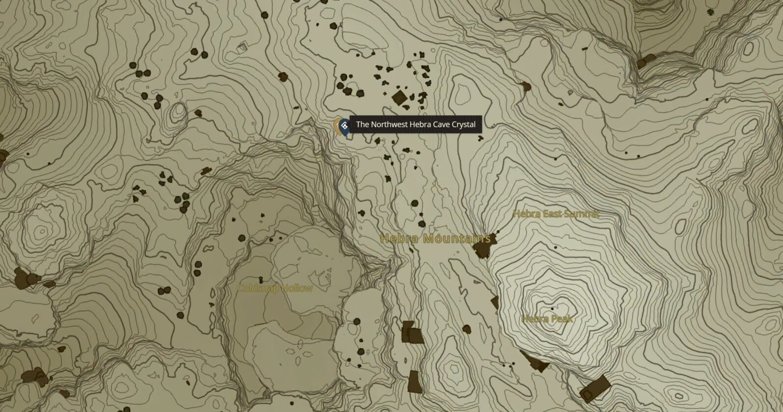 Le cristal de la grotte d'Hebra Nord-Ouest - Zelda : Tears Of The Kingdom