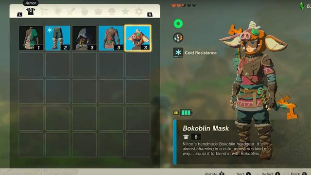 Où trouver le masque Bokoblin dans Zelda: Tears Of The Kingdom