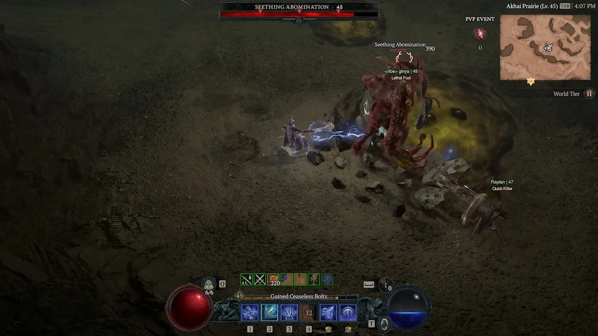 Comment gagner de la poussière rouge et des récompenses dans Diablo 4 PvP