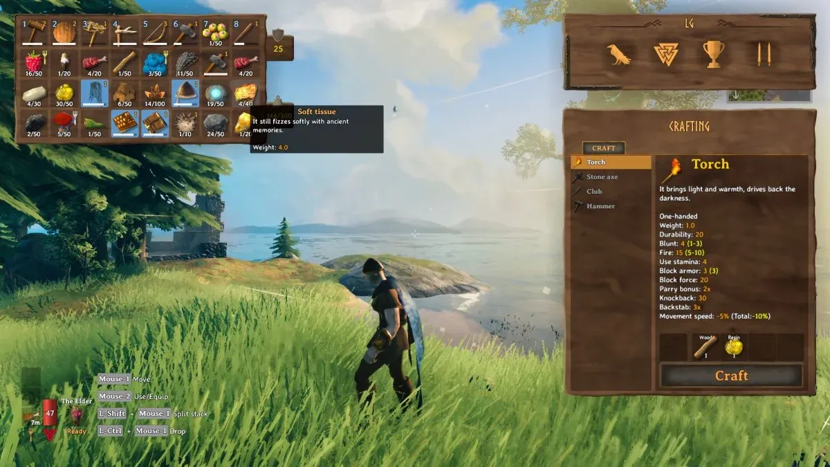 Valheim : Comment cultiver des tissus mous