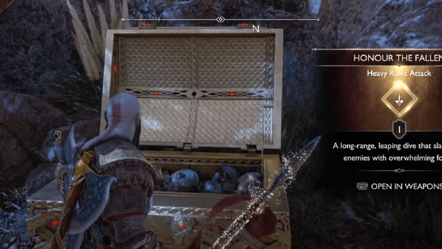 God Of War : Ragnarok - Où obtenir l'attaque Honour The Fallen