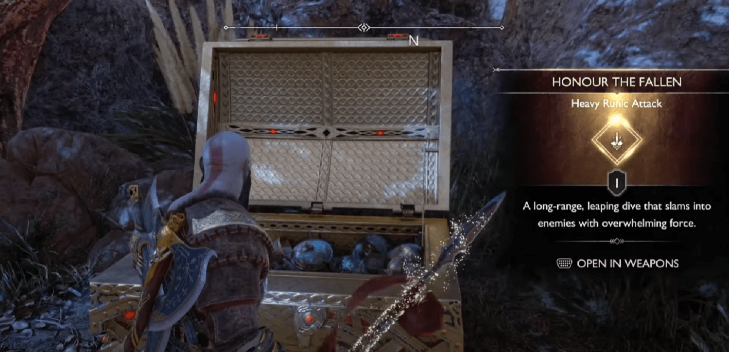 God Of War : Ragnarok - Où obtenir l'attaque Honour The Fallen