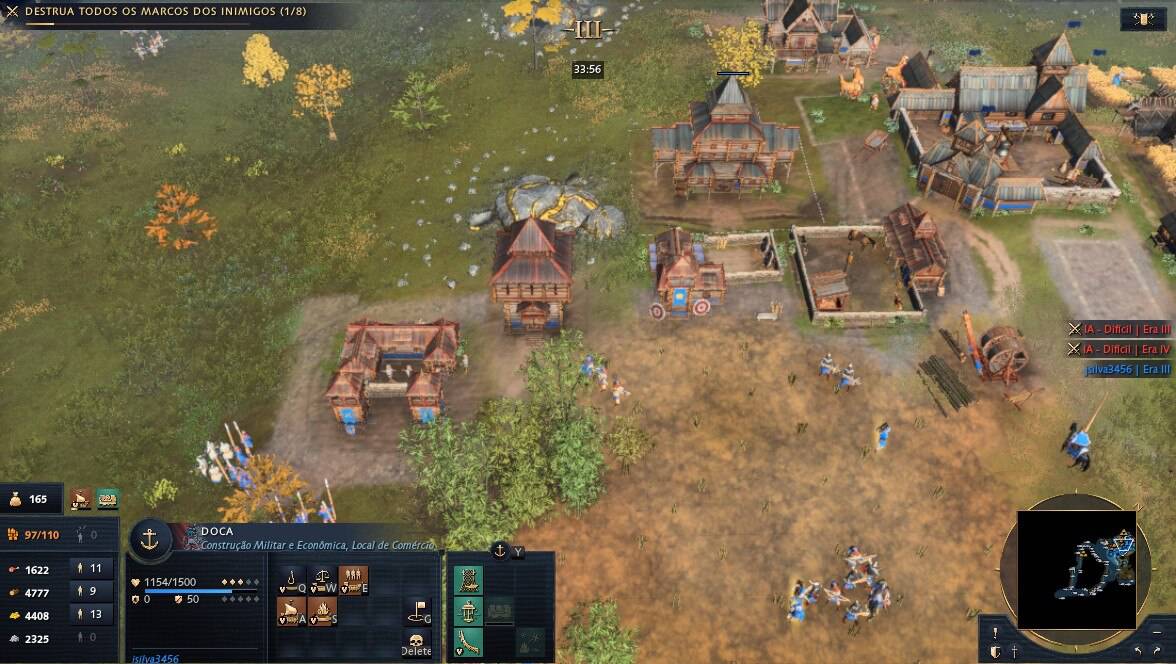 Age of Empires 4 : Commande de construction de la Lancer Rush chinoise