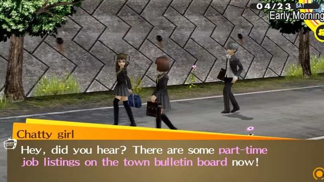 Persona 4 : Golden - Guide de tous les emplois