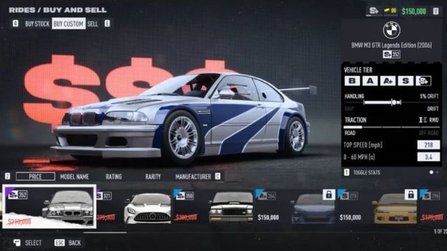 Need For Speed : Unbound - Toutes les méthodes pour obtenir la BMW M3 GTR