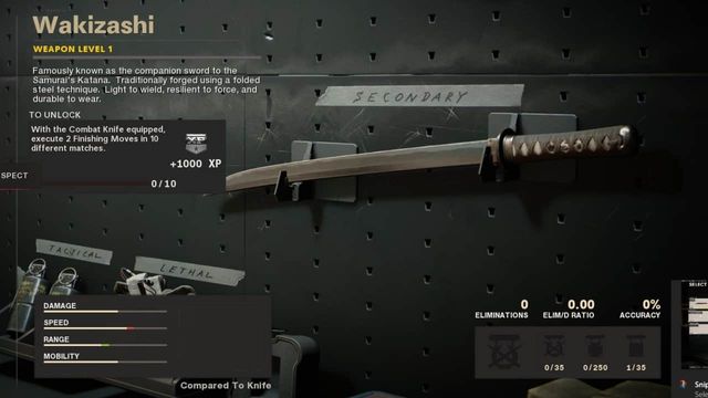 Comment débloquer le Wakizashi Katana dans Black Ops Cold War