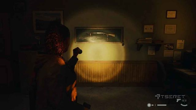 Alan Wake 2 : Fusil à pompe [Emplacement et code du cadenas]