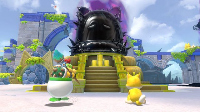 Bowser's Fury Lake Lapcat - Emplacements de Cat Shines