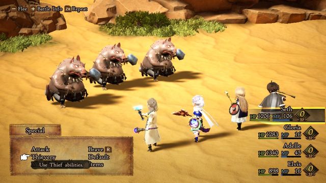 Bravely Default 2 Chercher à nouveau la faille