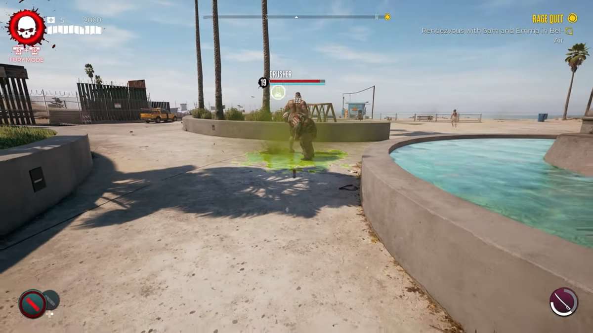 Dead Island 2 : Emplacement de la clé du casier Burger 66