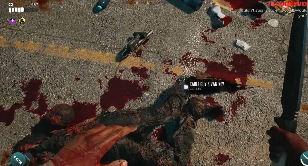 Dead Island 2 : Emplacement de la clé de la camionnette de Cable Guy