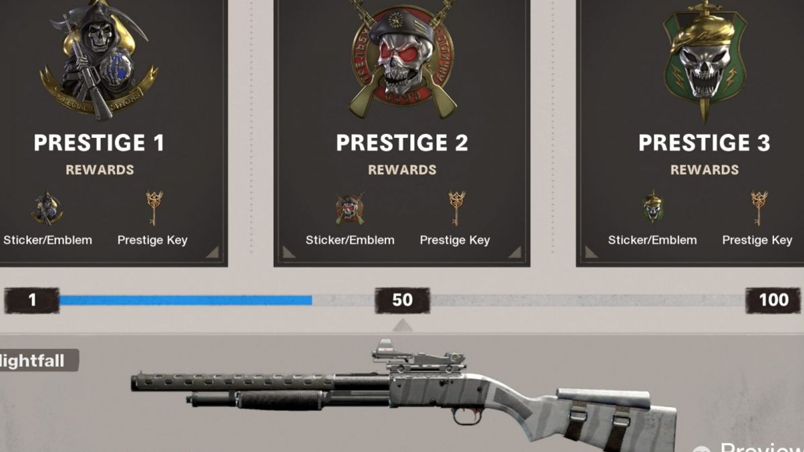 Call of Duty Black Ops Cold War Guide des Prestiges