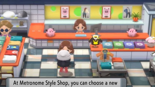 Comment changer de vêtements et de coiffure dans Pokemon BDSP