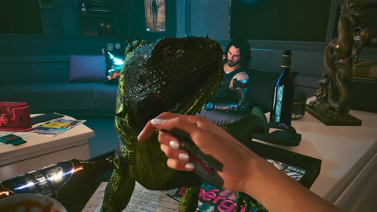Cyberpunk 2077 : Comment obtenir l'iguane de compagnie