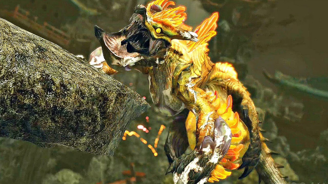 Monster Hunter Rise Comment vaincre le serpent-tonnerre Narwa