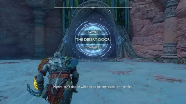 God Of War : Ragnarok - La faveur de la porte du désert