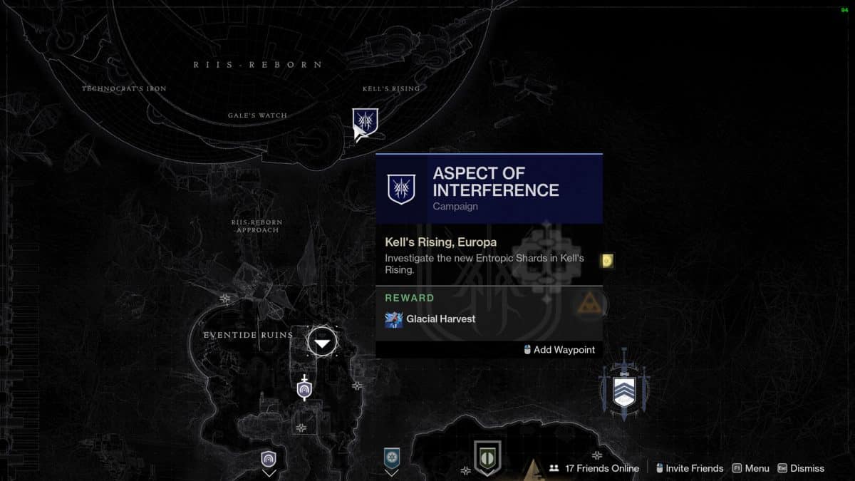 Guide de l'aspect d'interférence de Destiny 2