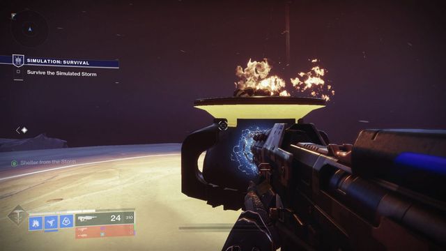 Destiny 2 Beyond Light - Simulation de survie