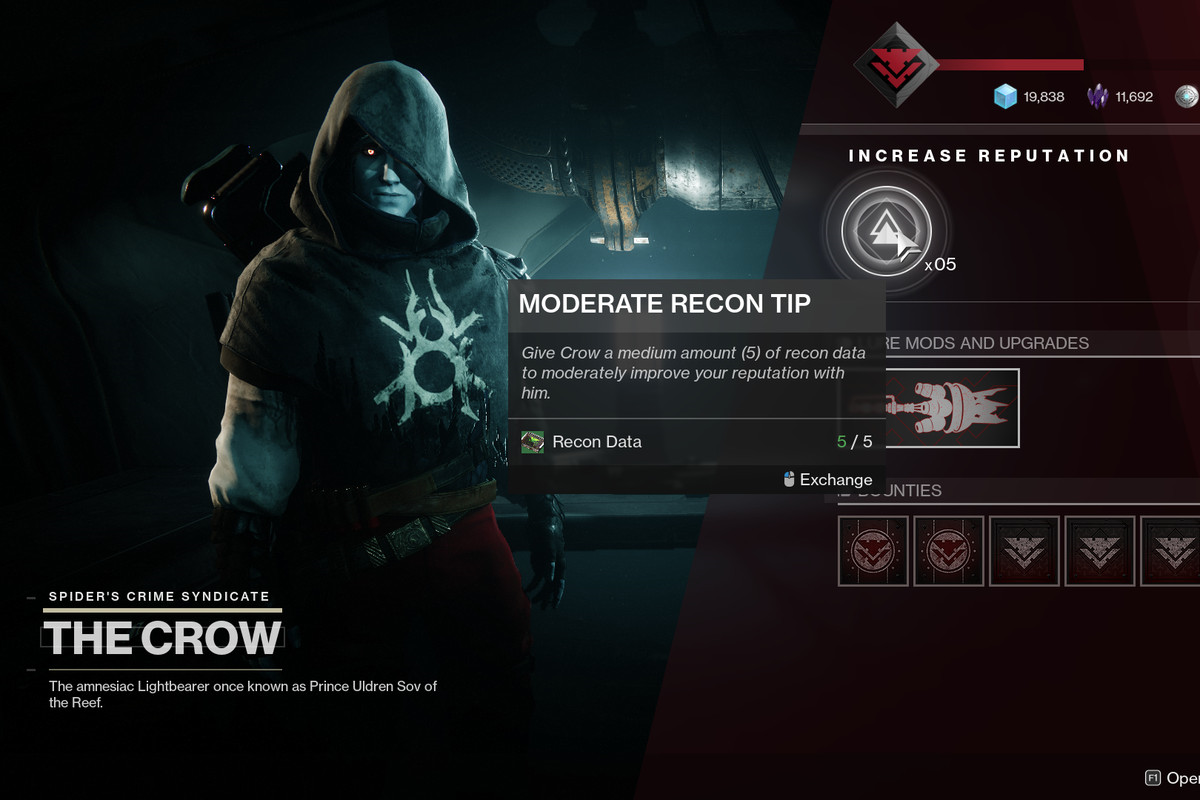 Destiny 2 Beyond Light Guide la chasse de Wrathborn