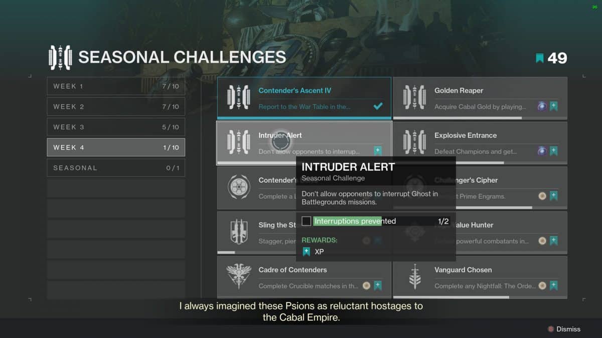 Guide du défi Alerte intrus de Destiny 2