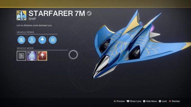 Comment obtenir le vaisseau exotique Starfarer 7M dans Destiny 2 Dawning 2023
