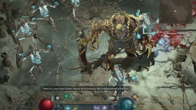 Comment invoquer un golem dans Diablo 4