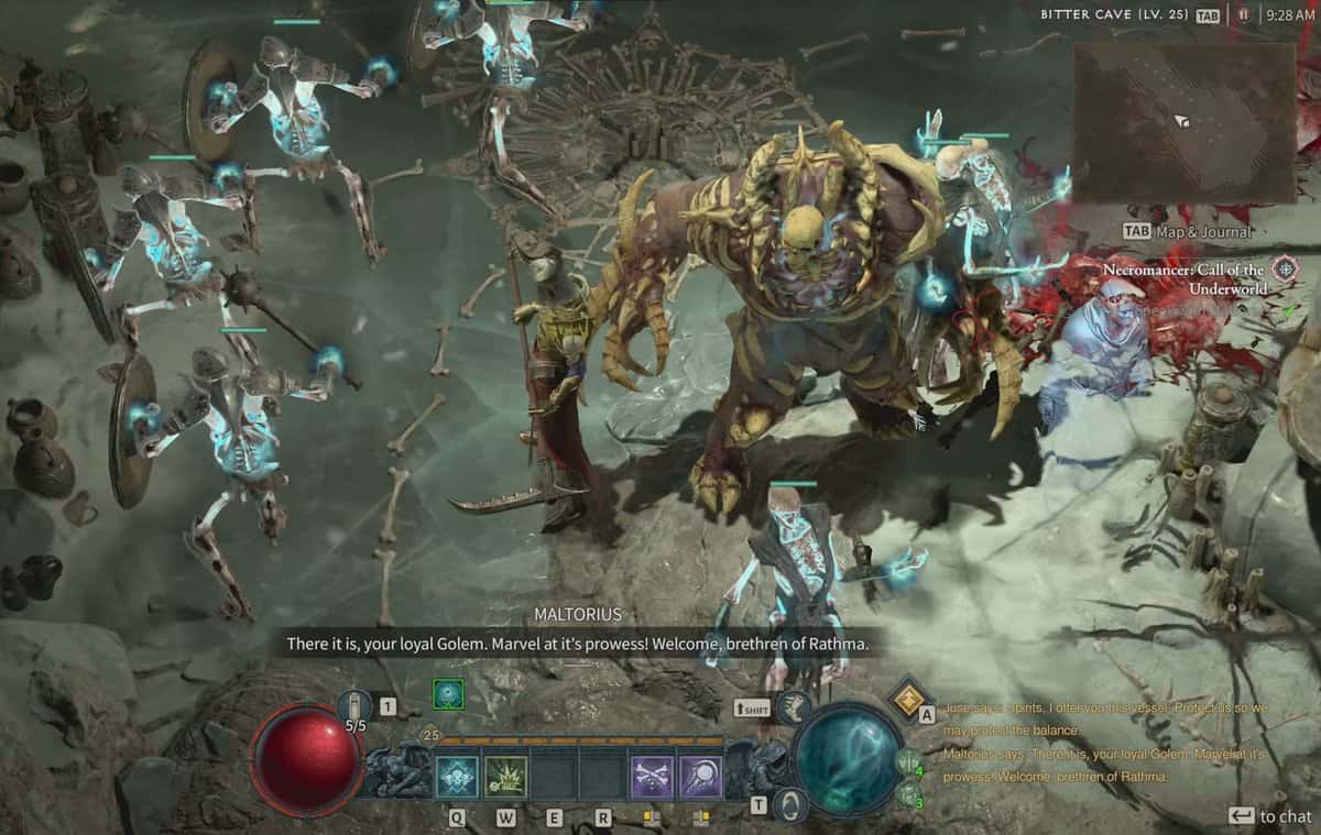 Comment invoquer un golem dans Diablo 4