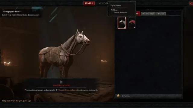 Diablo 4 : Comment obtenir la monture Light Bearer