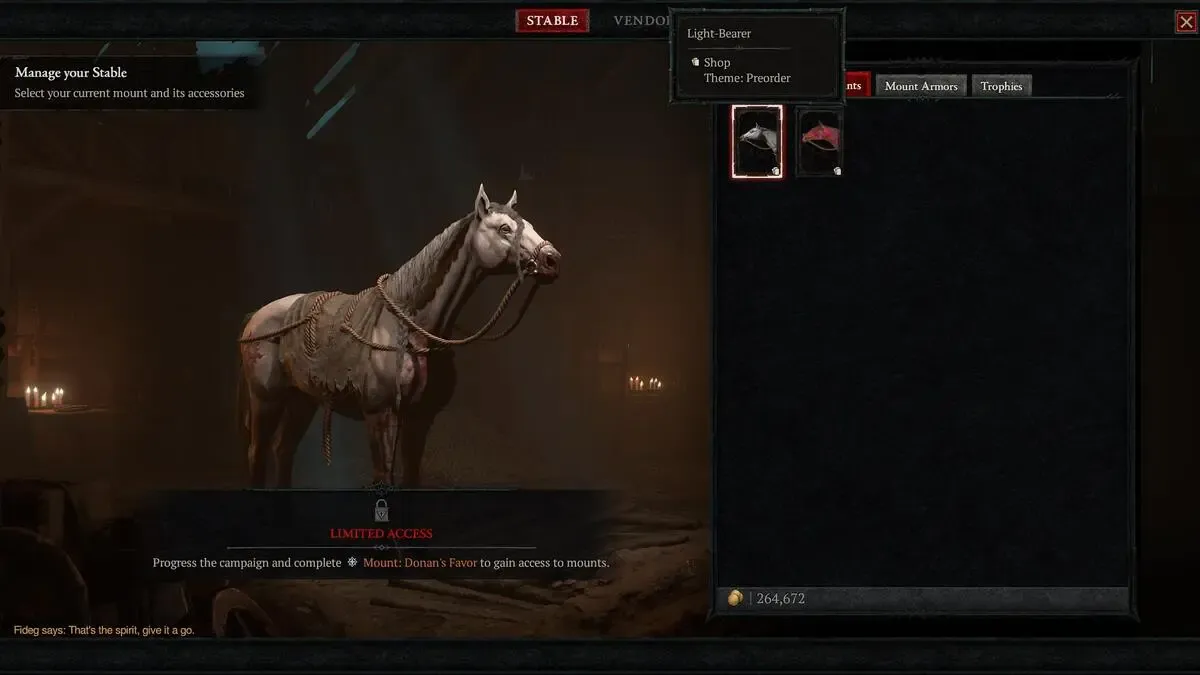 Diablo 4 : Comment obtenir la monture Light Bearer
