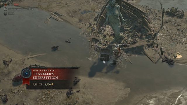 Diablo 4 : Terminer la quête "Superstition de la voyageuse"