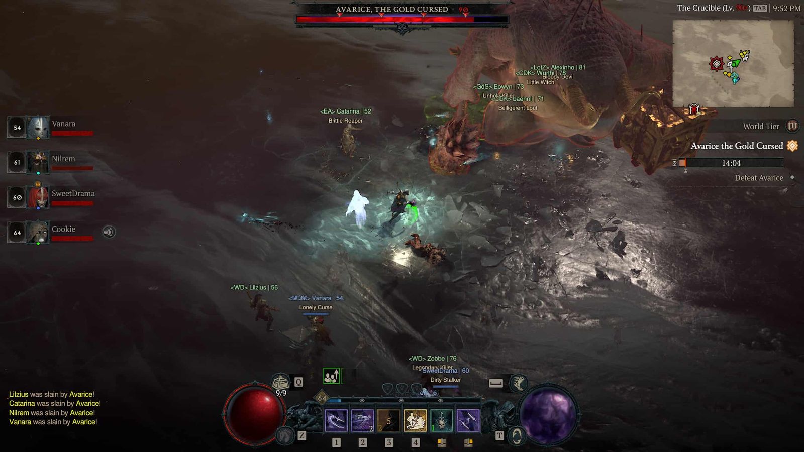 Avarice World Boss - Diablo 4
