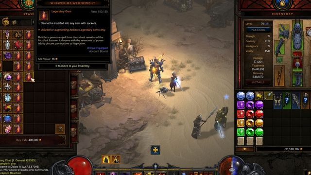 Diablo III : Que fait Whisper of Atonement ?