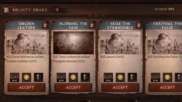 Diablo Immortal : Guide des Bounties