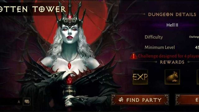 Diablo Immortal :  Guide du donjon de la Tour oubliée