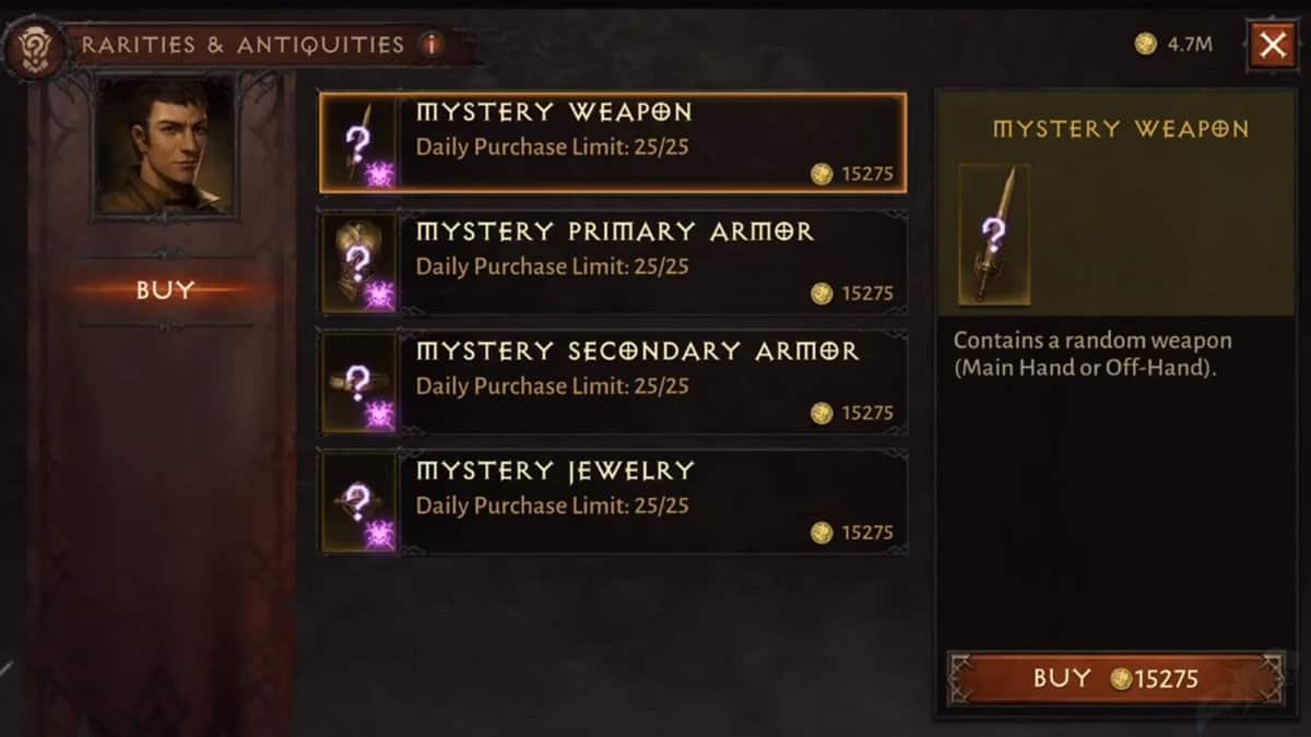Diablo Immortal : Guide des jeux de hasard
