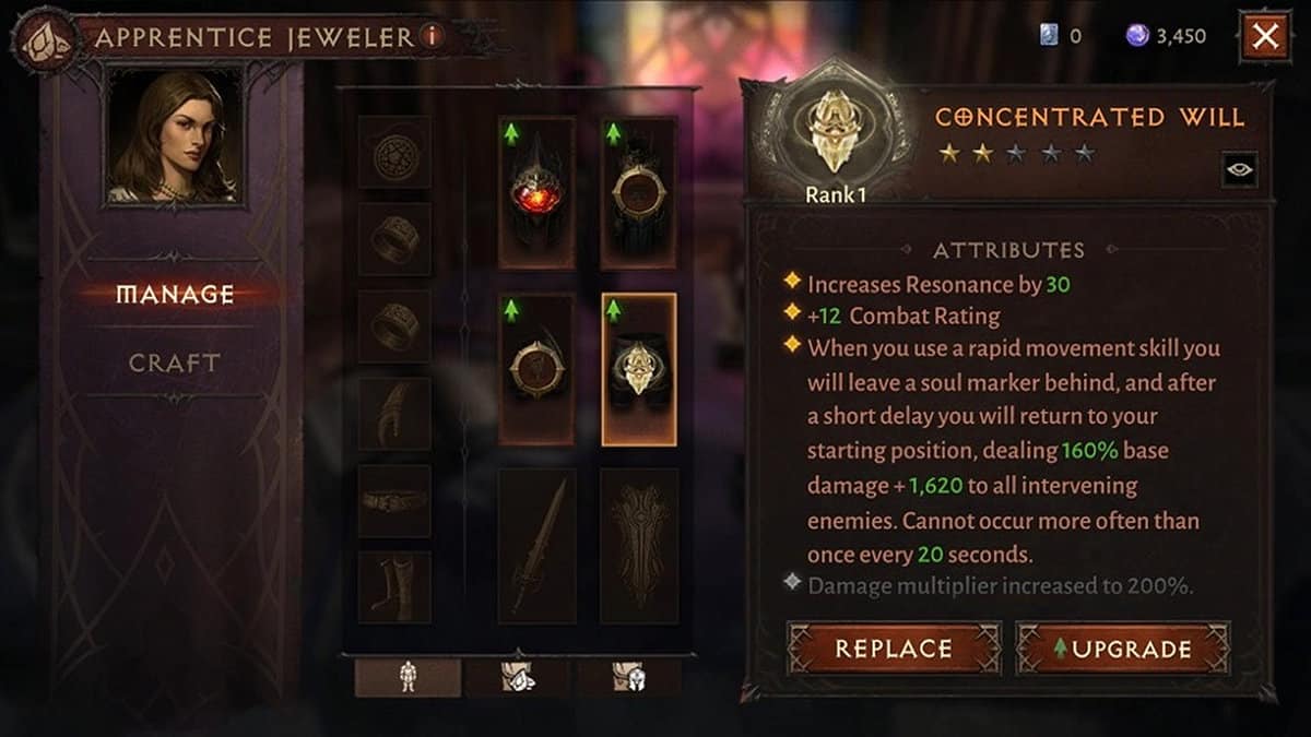 Diablo Immortal : Guide des bijous