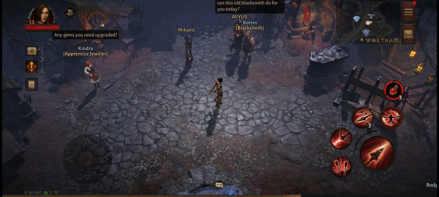 Diablo Immortal : Guide de la zone Wortham