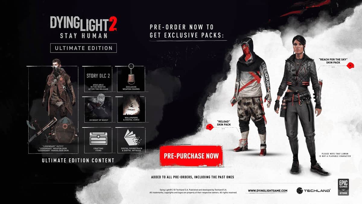 Comment réclamer le DLC de pré-commande de Dying Light 2