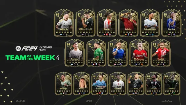 EA Sports FC24 : TOTW 4 - Toutes les cartes et classements des joueurs