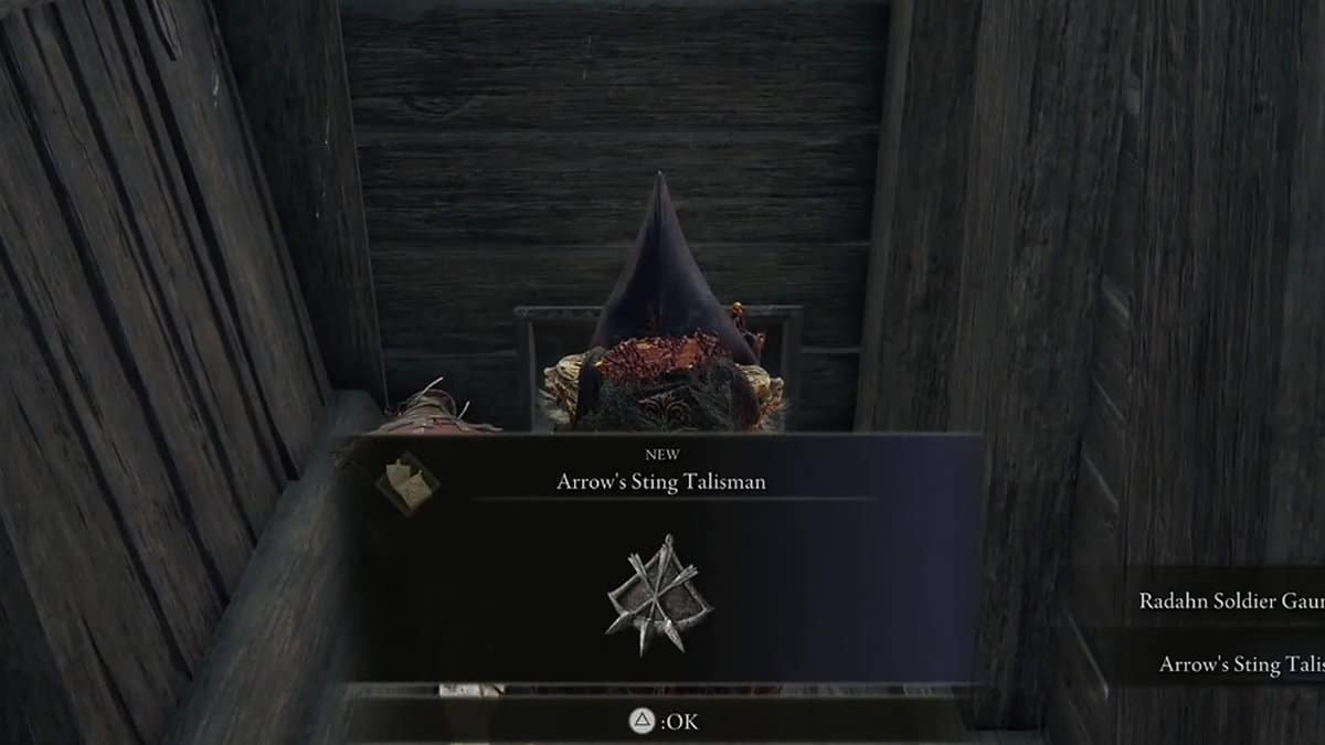 Comment obtenir le talisman Sting d'Arrow dans Elden Ring