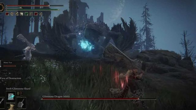 Elden Ring : Guide du boss Adula, dragon de pierre glacée