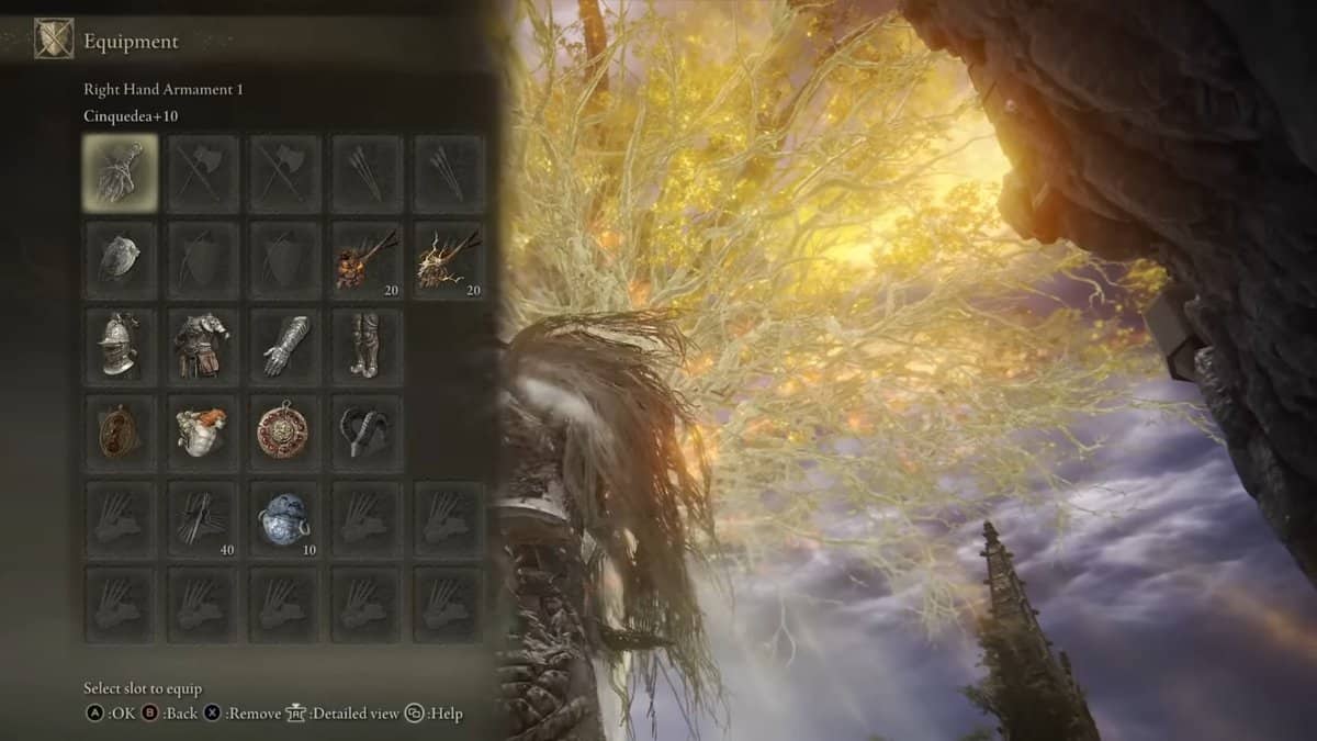 Elden Ring : Comment obtenir Cinquedea